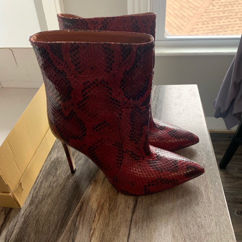 Paris Texas Leather Booties. Size 38 (7.5)